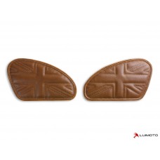 LUIMOTO TANK LEAF UNION JACK Tank Pads for the Triumph Bonneviille T120 /T100, Scrambler 1200, Thruxton 1200 /R (2016+), and Speed Twin (2019+) LUIMOTO TANK LEAF UNION JACK Tank Pads for the Triumph Bonneviille T120 /T100, Scrambler 1200, Thruxton 1200 /R (2016+), and Speed Twin (2019+)